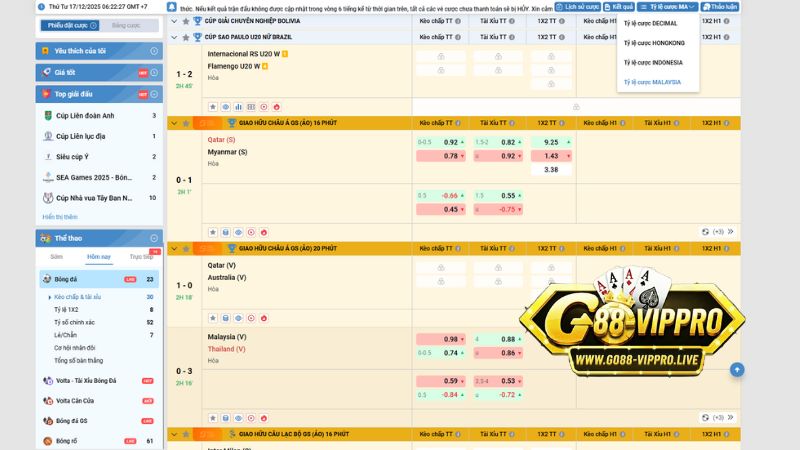 Đa dạng tỷ lệ kèo cược và cách chơi đơn giản Đa dạng tỷ lệ kèo cược và cách chơi đơn giản