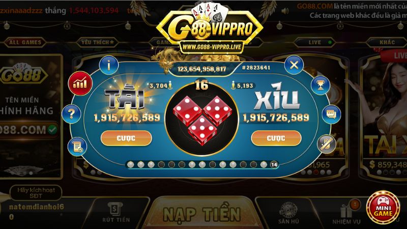 Giới thiệu về tài xỉu Go88