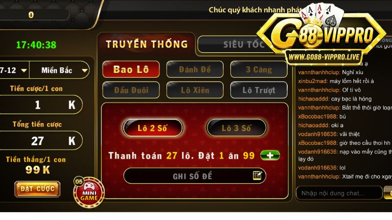 Hình thức cược lô đề tại Go88 Hình thức cược lô đề tại Go88